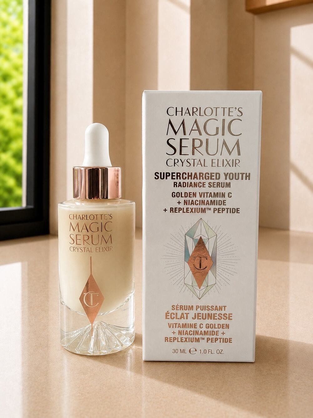 $85 Charlotte Tilbury Magic Serum Crystal Elixir 30ml Vitamin C
